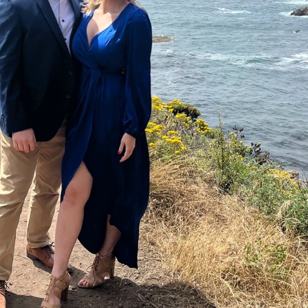 Cobalt blue dress. Worn once to wedding.